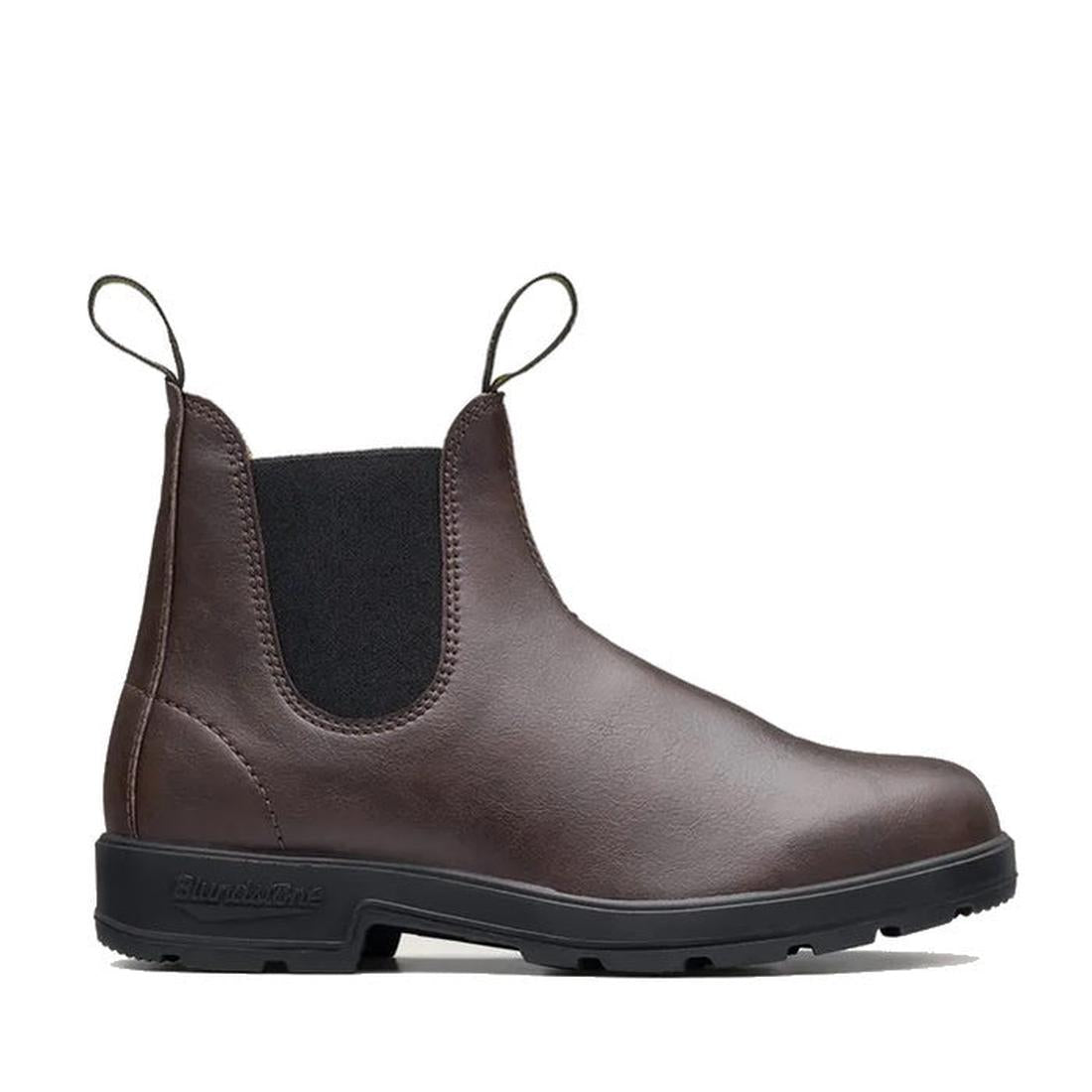 Blundstone Chelsea Boot 2116 VEGAN Brown is a comfy unisex boot with black side panels, easy pull tabs, and a sturdy rubber sole.  ksnz, 9315891528689, 9315891528702, 9315891528726, 9315891528740, 9315891528764, 9315891528788, 9315891528801, 9315891528825