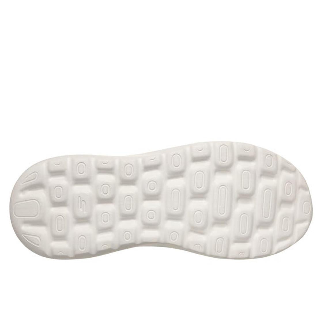 The Skechers Mens Slip In Go Walk Arch Fit Lace Up N-Joy Lenny Black White shoe features a white sole and Air Cooled Memory Foam for enhanced comfort., 198739977240, 198739977264, 198739977288, 198739977301, 198739977325, 198739977349