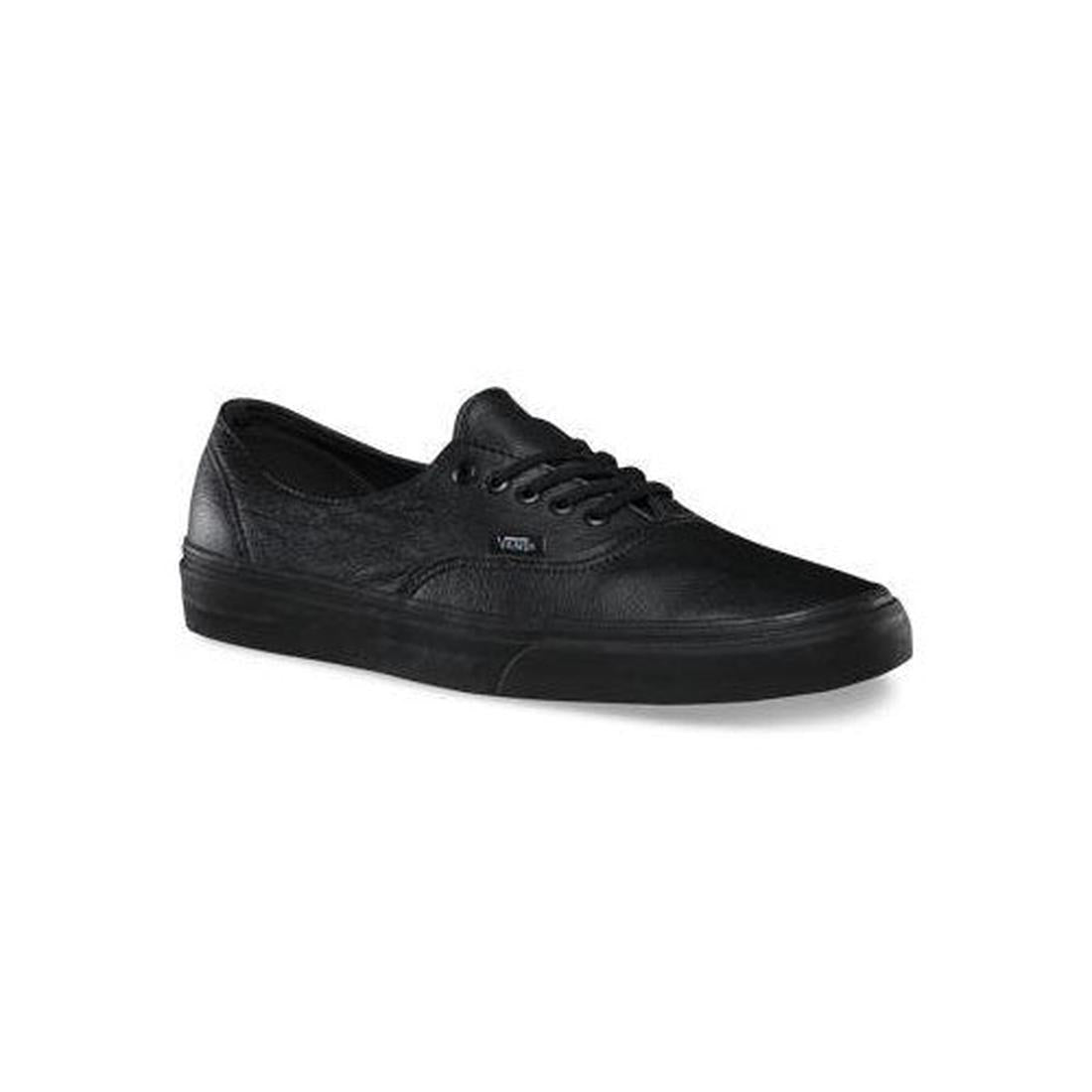Vans - Authentic Leather Black/Black - womens mens unisex NOT RETURNABLE