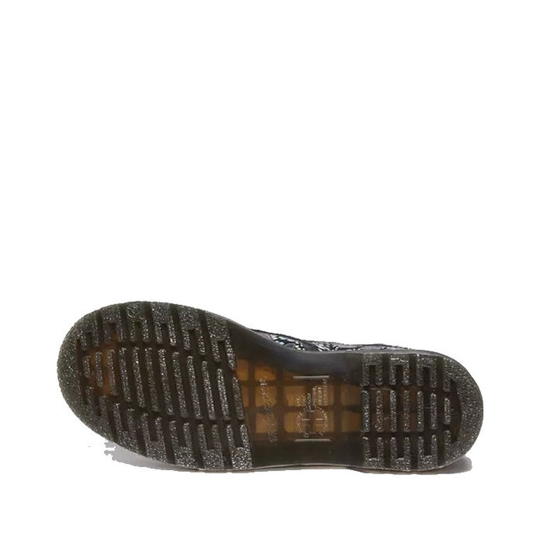 Dr Martens Pascal Butterfly Suede Boot 8 Up in black, with sturdy laced closure and a grippy, grooved sole shown on white.  ksnz, 190665639278, 190665639285, 190665639292, 190665639308, 190665639322