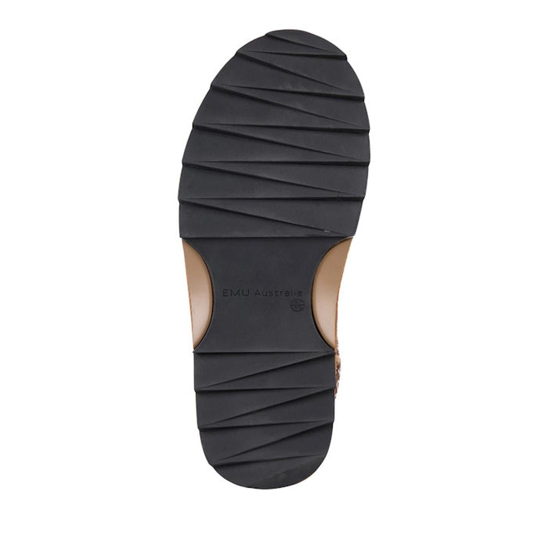Chunky serrated Black sole of an EMU Outback Sharky Scuff Slipper Mule with brand logo on a white background.,
9330071968499,
9330071968505,
9330071968512,
9330071968529,, 45249, 9330071968499, 9330071968505, 9330071968512, 9330071968529, 45254