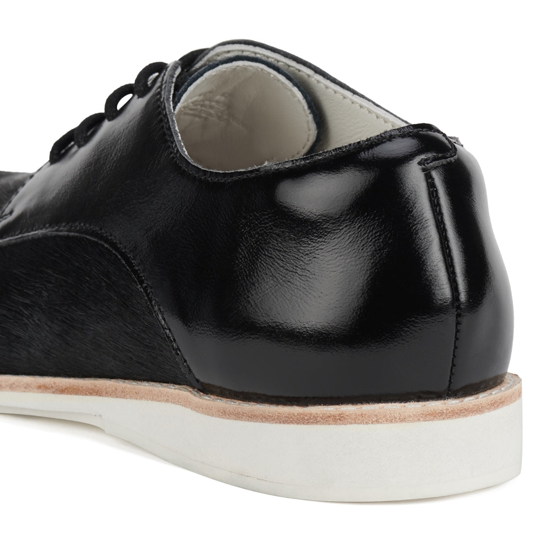 Rollie Womens Derby Black Splice Leather Brogue Shoe with soft black leather, comfy midsoles, sturdy lace-up closure & slip-resistant sole.  ksnz, 51190, 9339554014920, 9339554054292, 9339554007458, 9339554000329, 9339554389769