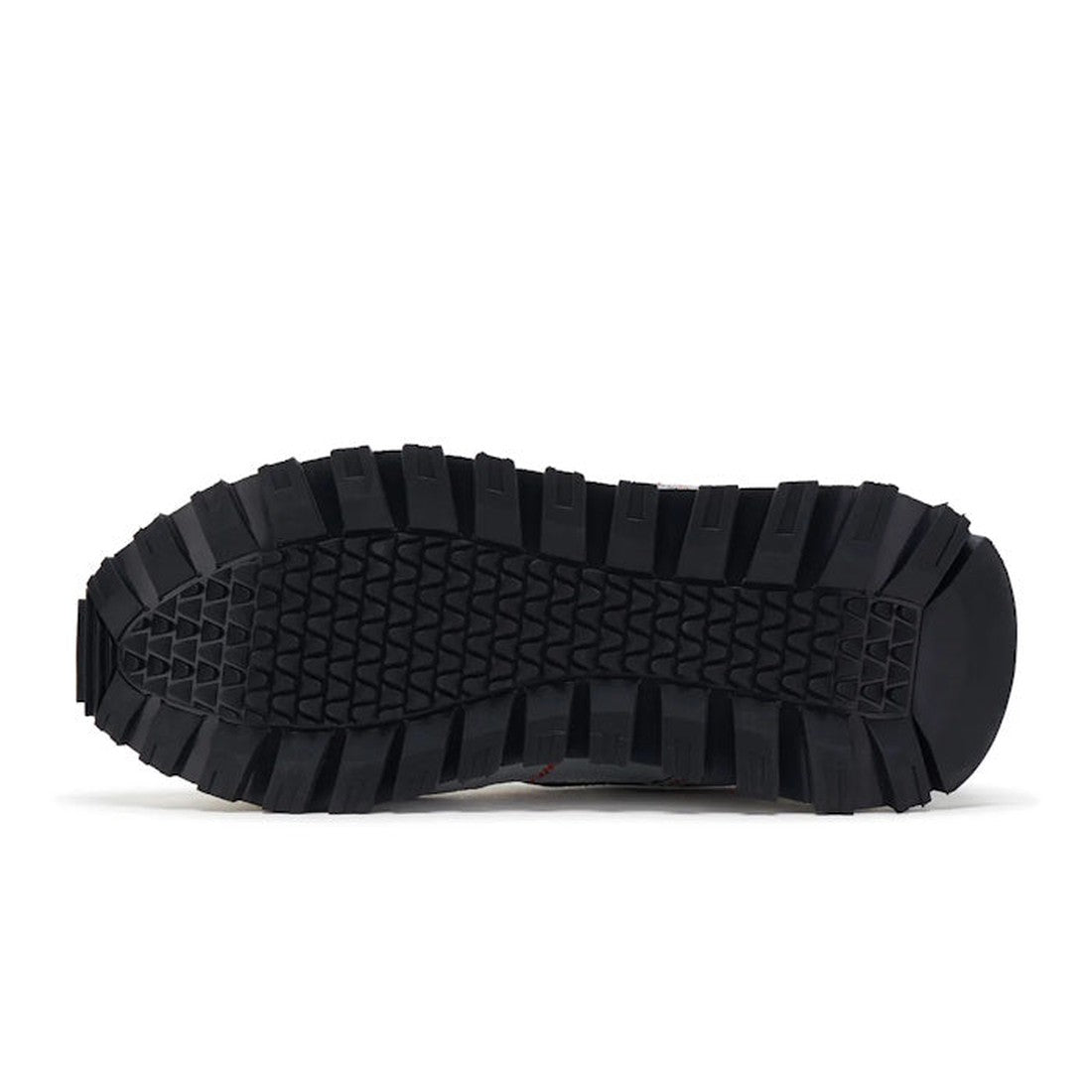 A close-up of the Rollie Womens Kentu Royale Sneaker White Grey shows its rugged, anti-slip rubber outsole with deep treads and thick grooves for superior traction., 9339554343853, 9339554343860, 9339554343877, 38079