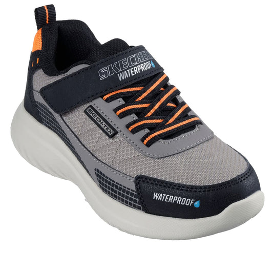 Skechers Kids Bounder 2.0 Aqua Pace Waterproof Trainer Brown Taupe