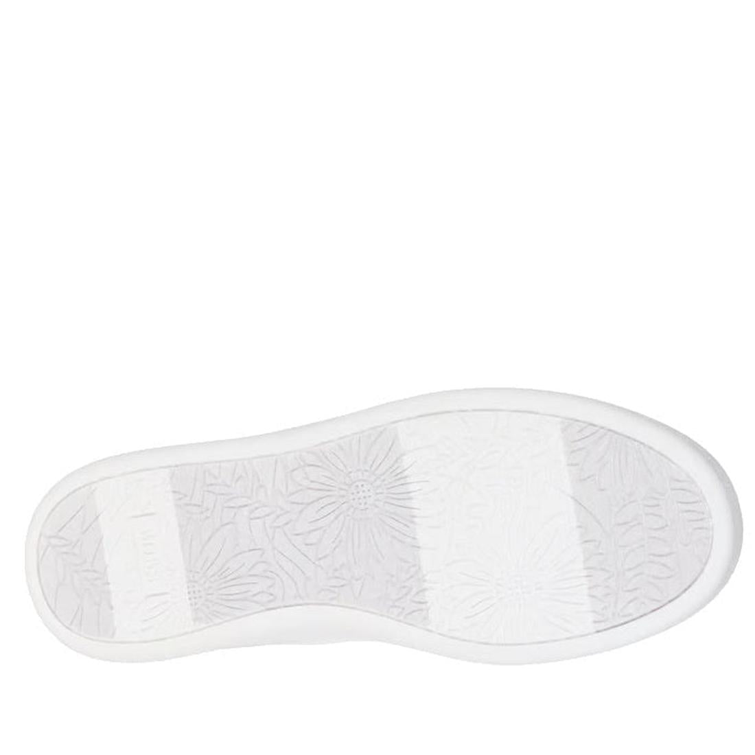 White shoe sole view of a Skechers Bobbs Devine sneaker with textured pattern on a white background,
198376269258,
198376269272,
198376269296,
198376269319,
198376269326,, 45492, 45493, 198376269258, 45495, 198376269272, 45497, 198376269296, 45499, 198376